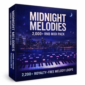 R&B MIDI Pack – 2000+ RnB Chords, Melodies And Piano Progressions | Soul Producer MIDI Kit