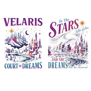 Acotar Merch, Nachtgericht Hemd, Stadt des Sternenlichts, Velaris Hemd, Acotar Hemd, Ein Gericht der Dornen und Rosen, Comfort Colors Velaris Hemd