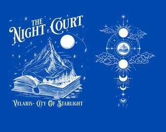 Court Of Dreams Tshirt, Velaris The Night Court Acotar 2 Sided Comfort Colors Shirt, Inner Circle Acotar, Velaris City of Starlight Shirt