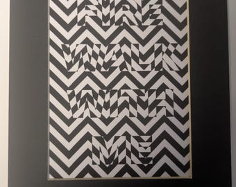 Twin Peaks Red Room Floor Fire Walk With Me Citat inverterat färgtryck