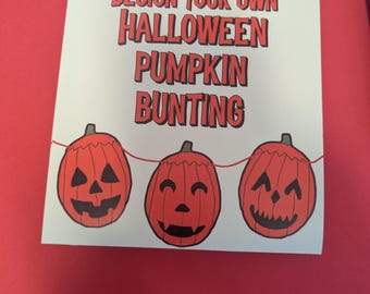 Designa din egen vimplar Halloweenpumpa-vimplar