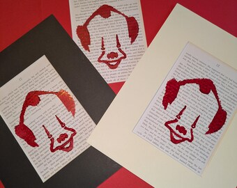 It Stephen King Pennywise LinoPrint