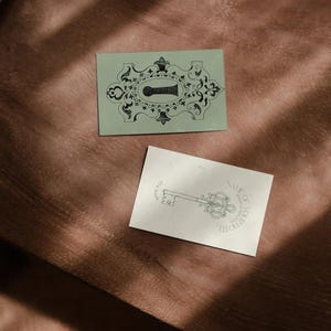 Modèle d'étiquette de carte-clé de chambre, carte-clé imprimable, carte-clé d'hôtel, carte-clé gites, Modifiable sur Canva