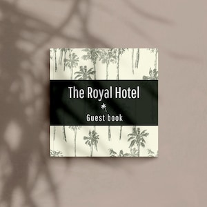 Holiday Home Guest Book, Welcome Guestbook, Visitors Book, Airbnb Guestbook, Vacation Visitor Book, Welcome Book for Vacation Home | PALMIER