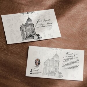 AIRBNB Carte de visite Airbnb, Template Canva, Location saisonnière, Airbnb, Airbnb templates, Location courte durée, Cartes de Remerciement