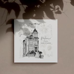Holiday Home Guest Book, Welcome Guestbook, Visitors Book, Airbnb Guestbook, Vacation Visitor Book, Welcome Book for Vacation Home