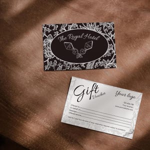 Modèle-cadeau, certificat-cadeau, bon cadeau modifiable canva, carte-cadeau imprimable, coupon, chèque-cadeau DIY, chambres d'hôtes, hôtel