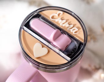 ProTour Flip Straw Tumbler Name Tag Quencher Cup Accessory, Stanley Name Plate, Gift for her