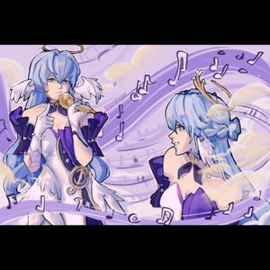 Robin Honkai Star Rail HSR 5x7.5 Art Print