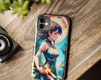 Fundas para teléfono resistentes con diseño de árbol de la vida de la princesa Luna, funda protectora para teléfono, diseño único de cuento de hadas, regalo para ella, accesorios para teléfono