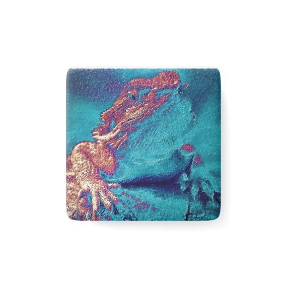 Bearded Dragon Art Magnet