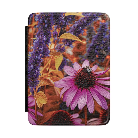 Purple Coneflower Floral Kindle Case | Paperwhite 7 Inch and Signature Editions (2024 2025)