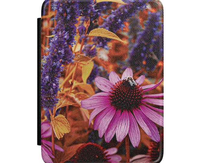 Purple Coneflower Floral Kindle Case | Paperwhite 7 Inch and Signature Editions (2024 2025)