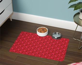 Roses Pet Food Mat (12x18)