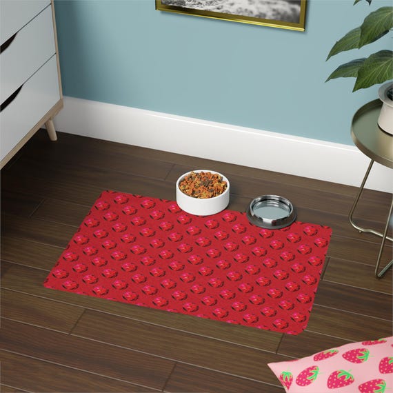 Roses Pet Food Mat (12x18)