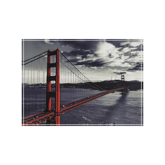 Golden Gate Bridge Photo Block | San Francisco Acrylic Decor
