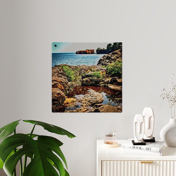 The North Shore - Lake Superior Acrylic Wall Art Panel | Coastal Landscape Photography