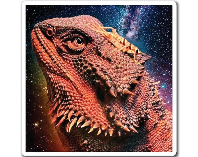 Bearded Dragon Portrait Magnet | Creative Beardie Art