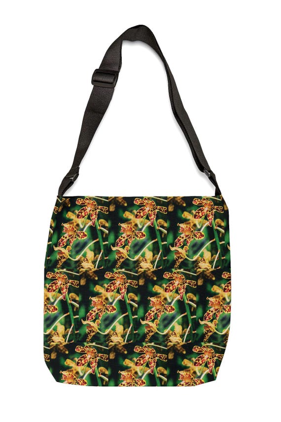 Tiger Orchid Flowers Tote Bag | Botanical Tote