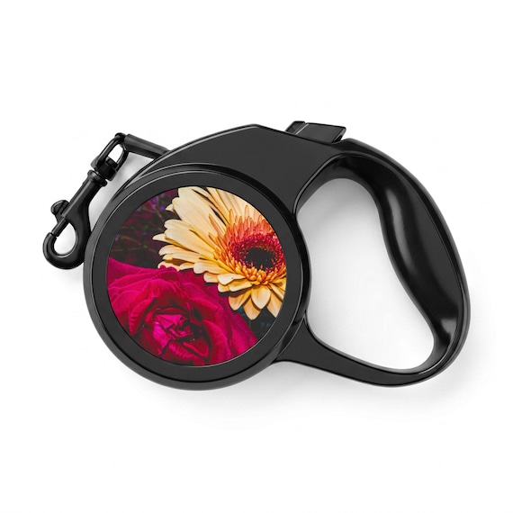 Floral Bouquet Retractable Dog Leash
