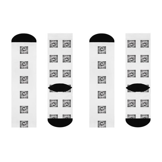 U.S. Marine Corps Pattern White Cushioned Crew Socks