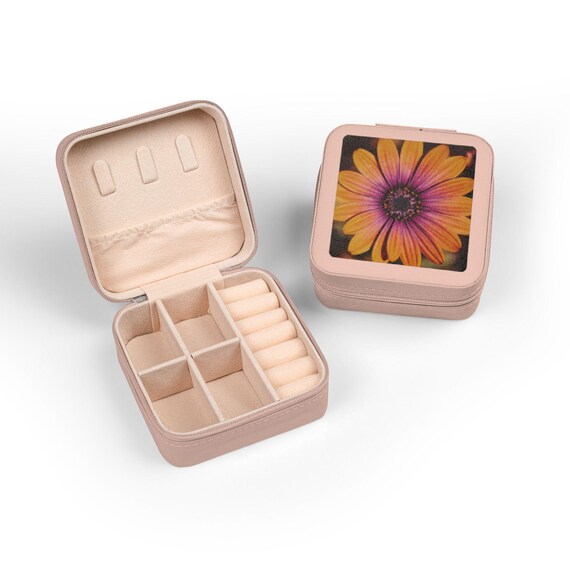 Flower Jewelry Travel Case