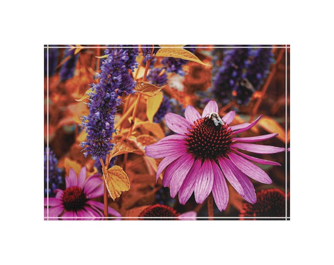 Summer Wildflowers Acrylic Photo Block | Floral Photo Display