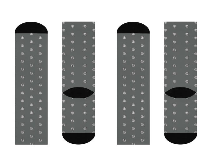 U.S. Marine Corps Pattern Grey Cushioned Crew Socks