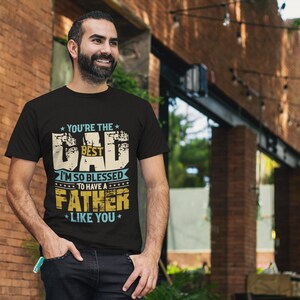 Best Dad Unisex Heavy Cotton Tee, Father&#39;s Day Shirt, Gift for Dad, Father&#39;s Birthday Present, Dad Appreciation Tee