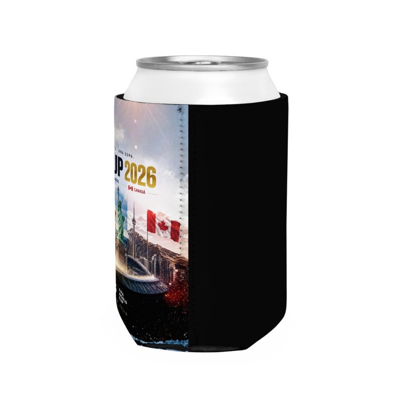 World Cup 2026 Soccer Fan Can Cooler Sleeve, Neoprene Drink Holder image 6