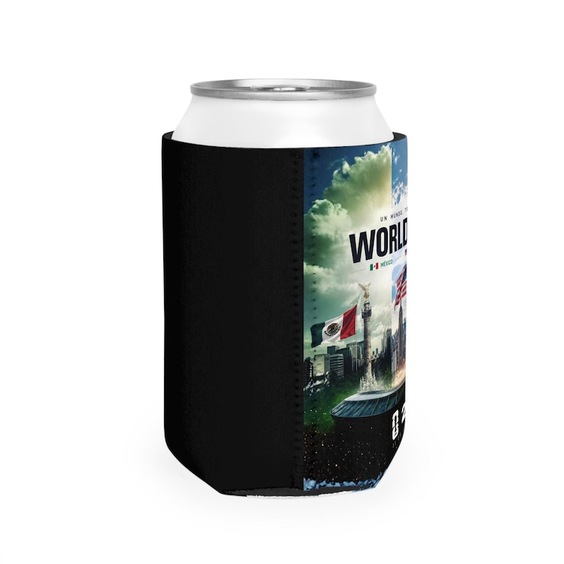 World Cup 2026 Soccer Fan Can Cooler Sleeve, Neoprene Drink Holder image 8