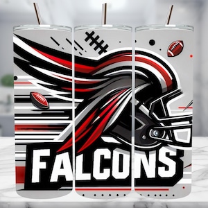 Football Tumbler Wrap PNG: Mascot Sublimation Design (Digital Download 20oz Skinny Tumbler)