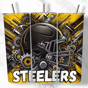 Football 20oz Skinny Tumbler Wrap PNG, Sport 20oz Tumbler PNG, Mascot Sublimation straight tapered Tumbler PNG Digital Download