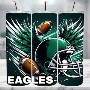 Football 20oz Skinny Tumbler Wrap PNG | 20oz Sport Tumbler Png | Mascot Sublimation Design | Football PNG | Digital Download