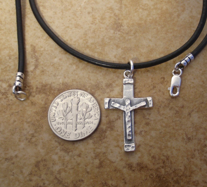 Boy's Cross Necklace Boy's First Communion Gift Etsy