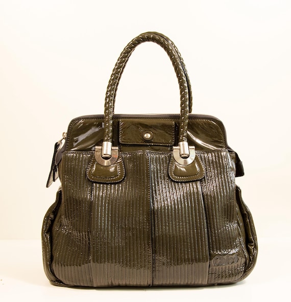 Chloé Eloise Tote Bag Green Leather y2k Chloé Eloise Tote Bag Green Leather y2k Women's tote bags