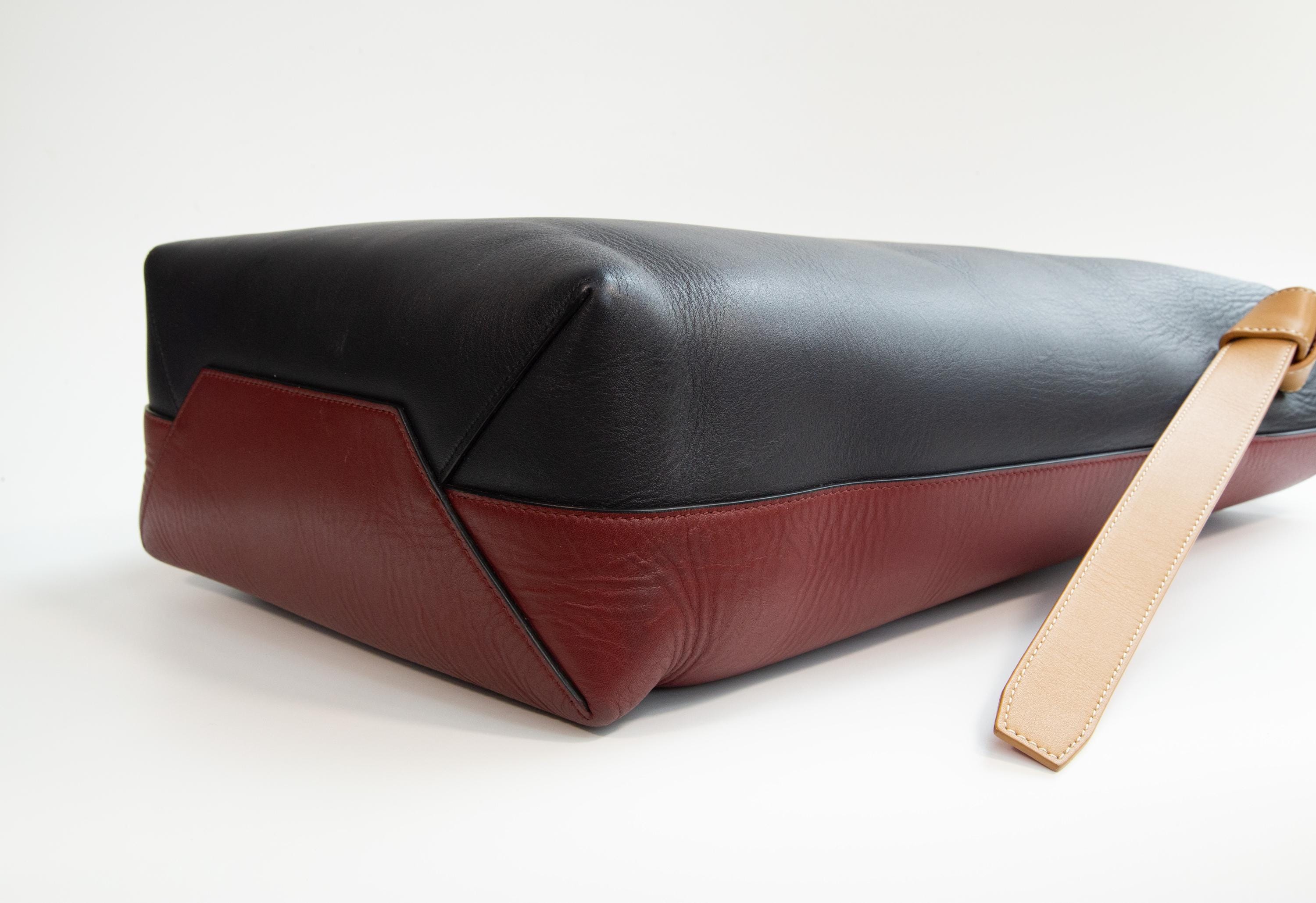 Celine Twisted Cabas Bag by Phoebe Philo in Multicolor Leather in 