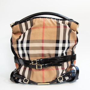 Burberry Shoulder Bag in Multicolor Burberry Check Canvas in Very Good Vintage Condition