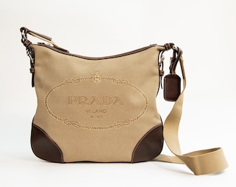 Reserved! Vintage Authentic Prada Bianco BR1655 Big Easy Pebbled