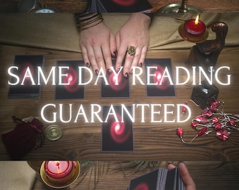 Lectures instantanées du tarot et de l'oracle | Garantie le jour même