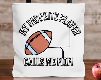 Football Mom Gifts, Football Bag, Mothers Day Gift Idea, Birthday Tote Bag.