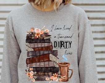 Active Wear, Book Slut Sweatshirt, Perfect Book Lover gift, Romance Book lover Gift.