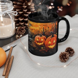 Stay Spooky, Autumn Mug, Halloween Pumpkin Mug, Pumpkin Patch, Thanksgiving Gifts, Thanksgiving Décor. 画像 8