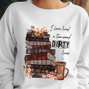 Active Wear, Book Slut Sweatshirt, Perfect Book Lover gift, Romance Book lover Gift. image 2