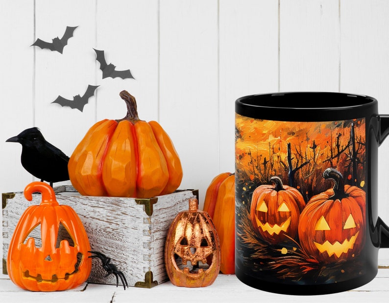 Stay Spooky, Autumn Mug, Halloween Pumpkin Mug, Pumpkin Patch, Thanksgiving Gifts, Thanksgiving Décor. 画像 1