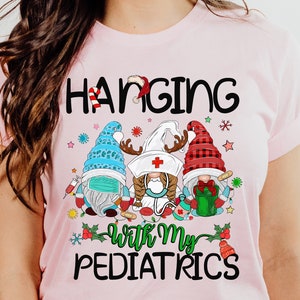 Active Wear, Hanging With My Pediatrics Nurse Tee image 2