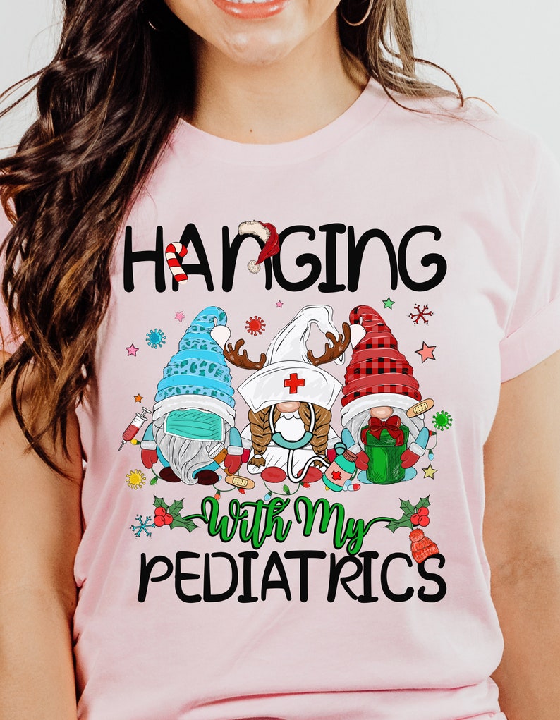 Active Wear, Hanging With My Pediatrics Nurse Tee image 2