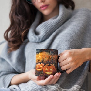 Stay Spooky, Autumn Mug, Halloween Pumpkin Mug, Pumpkin Patch, Thanksgiving Gifts, Thanksgiving Décor. 画像 7