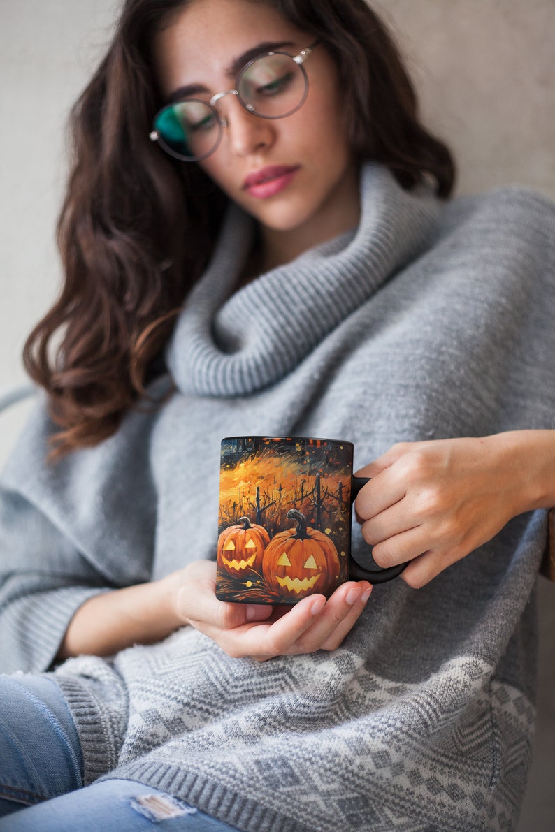 Stay Spooky, Autumn Mug, Halloween Pumpkin Mug, Pumpkin Patch, Thanksgiving Gifts, Thanksgiving Décor. 画像 7