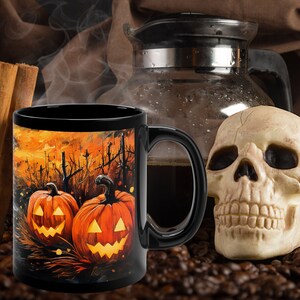 Stay Spooky, Autumn Mug, Halloween Pumpkin Mug, Pumpkin Patch, Thanksgiving Gifts, Thanksgiving Décor. 画像 2